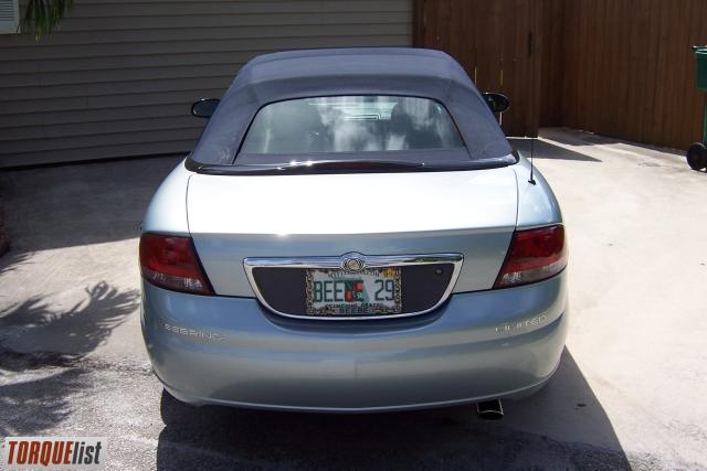 2001 Chrysler sebring convertible limited sale #5
